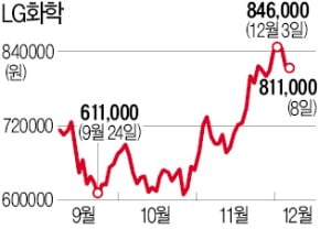 '분할 논란' 날린 LG화학…"목표가 110만원"