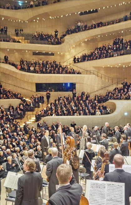 독일 함부르크 엘프필하모니홀에서 열린 베토벤 콘서트. / 페이스 메이커 출판사 제공 
