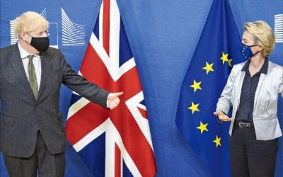 [포토] 英-EU ‘브렉시트 무역협상’ 13일 결론날까 