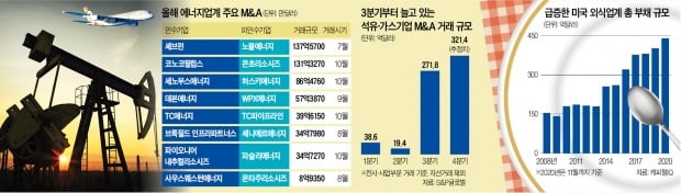 비용 줄이기 위한 '생존형 딜' 폭발…에너지 M&A, 하반기만 65조원