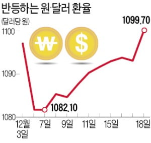 돌연변이 코로나의 역습…원·달러 환율 1110원 선 갈까 [김익환의 외환·금융 워치]