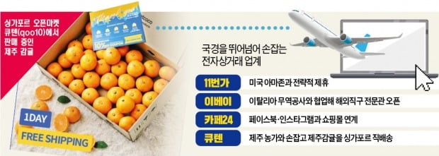 감귤부터 핸드폰까지…e커머스 수출 날개