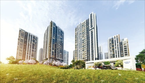 한화 포레나 인천연수, 대형 공원 품은 아파트