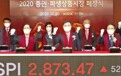 개인 64조 순매수, 코스피 2800 돌파…2020 증시 새 역사 썼다