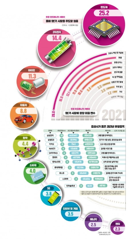 LG 화학보다 삼성 SDI 네이버보다 카카오 |  한경 닷컴