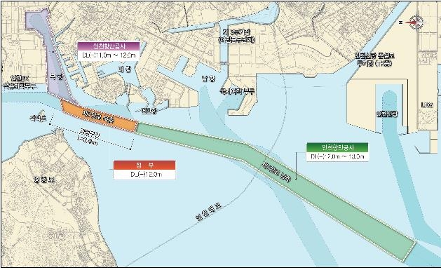 인천항 제1항로 퇴적물 없앤다…선박 입출항 장애 제거