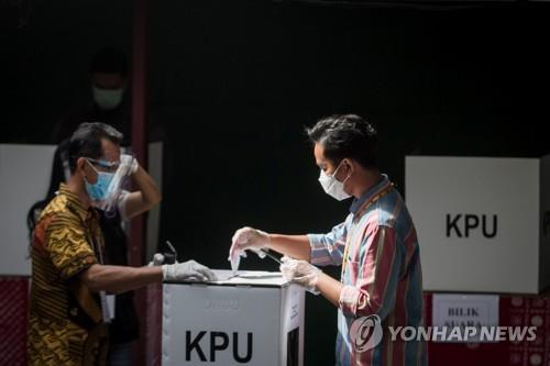 인도네시아, 최대 규모 지방선거…조코위 아들 당선 예상(종합)