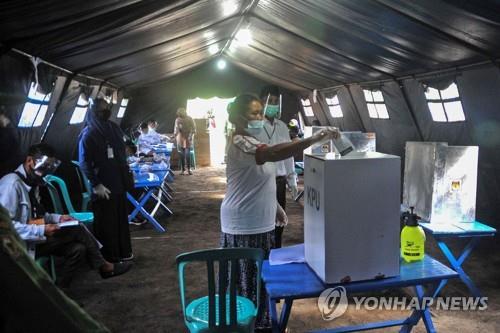 인도네시아, 최대 규모 지방선거…조코위 아들 당선 예상(종합)