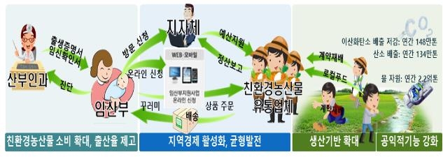 내년 11개 시·도 임산부에게 친환경농산물 꾸러미 48만원 지원