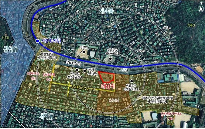 서울 신림동에 역세권 청년주택 413세대…2023년 입주