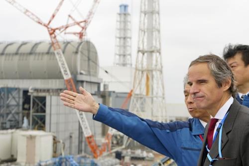 IAEA 사무총장, 후쿠시마 원전 오염수 해양방류 "기술적 가능"