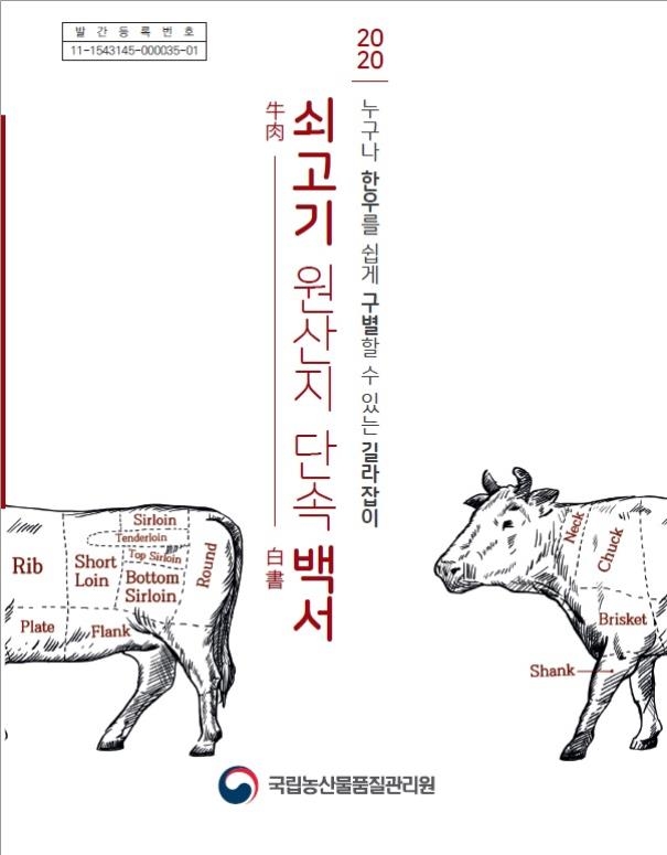 농산물품질관리원, '소고기 원산지 단속 백서' 발간