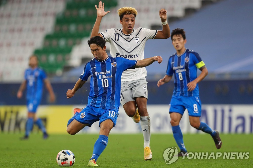 울산, 멜버른 3-0 꺾고 ACL 8강행…8년만의 우승 향해 '진군가'