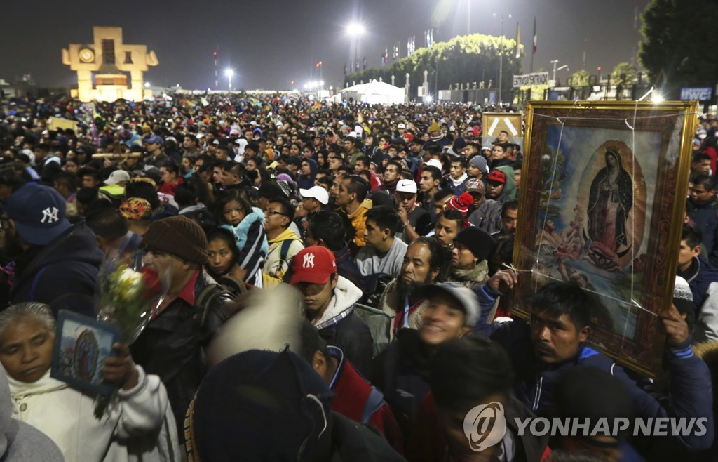 성지순례객 수백만명 몰릴라…문 닫는 멕시코 과달루페 대성당