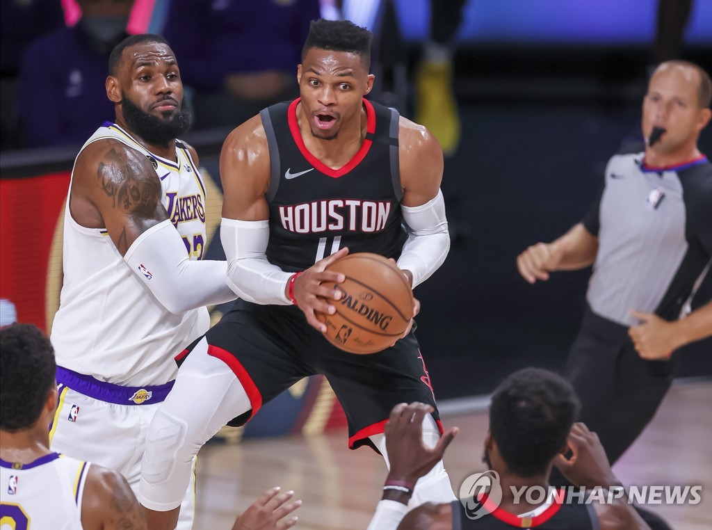 NBA 휴스턴 웨스트브룩, 워싱턴으로…존 월과 트레이드