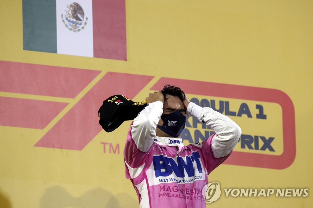 F1 페레스, 생애 첫 그랑프리 우승…한세용은 '데뷔전 16위'