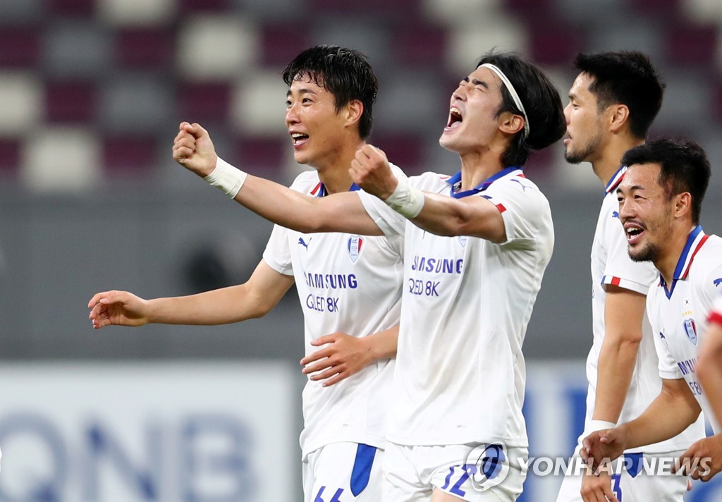 수원 삼성, 일본 챔피언 요코하마 3-2 격파…ACL 8강 진출