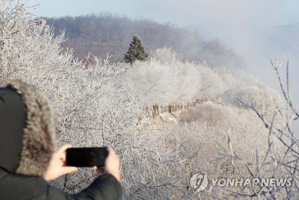 '춥다 추워' 강원 사흘째 맹추위…평창 면온 영하 24.1도