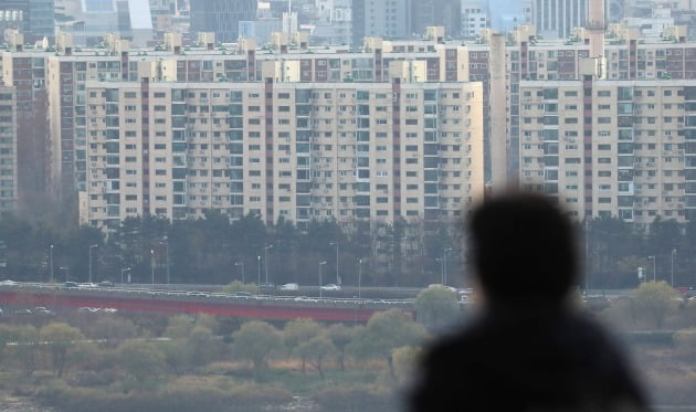 서울 응봉산에서 바라본 강남구 일대 아파트 모습. /연합뉴스