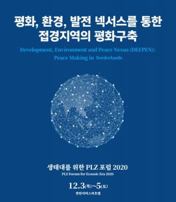 '접경지역 평화·환경·발전 구축' 2020 PLZ 포럼 열려