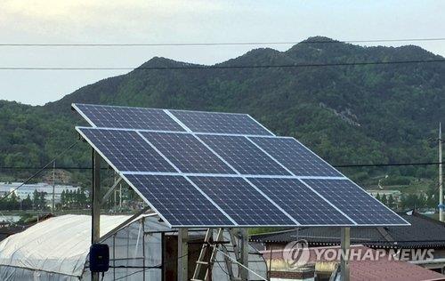 음성군폐목재처리 태양광발전소 방문