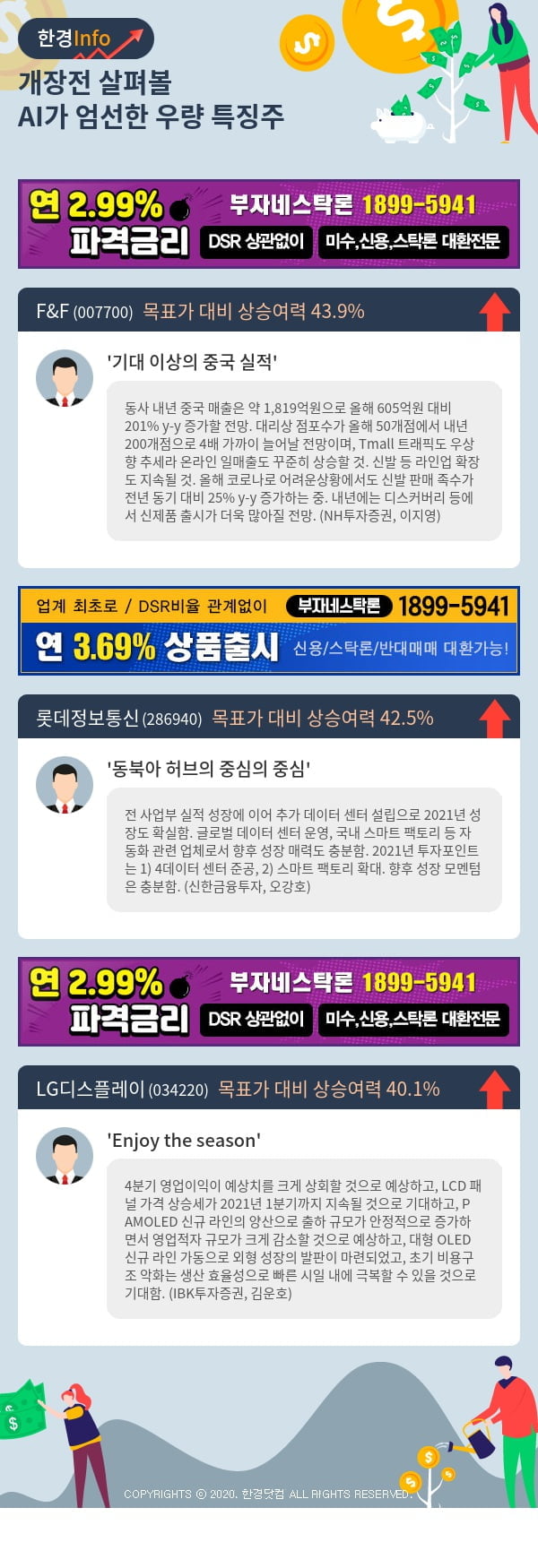 [포커스]개장전 살펴볼 AI가 엄선한 우량 특징주