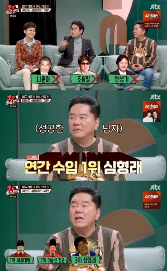 심형래/사진=JTBC '1호가 될 순 없어'