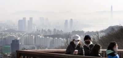 한파 주춤하자 '미세먼지' 기승