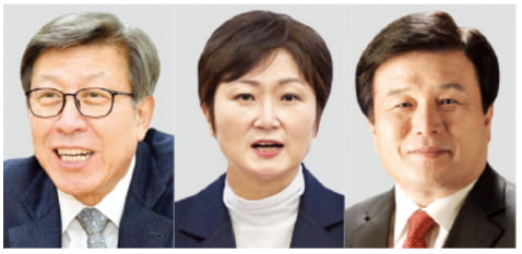 사진 왼쪽부터 박형준, 이언주, 이진복 후보자