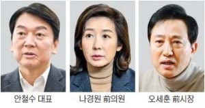 안철수 "月 40만원 손주돌봄수당"…나경원 "소상공인 5000만원 대출"