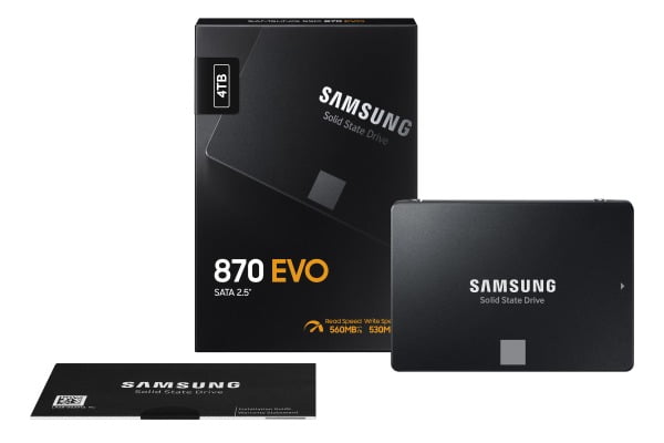 삼성 '870 에보(EVO) SSD 패키지/사진제공=삼성전자