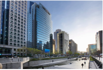 코람코자산신탁이 블라인드 펀드로 인수한 서울 다동 옛 한국시티은행 빌딩