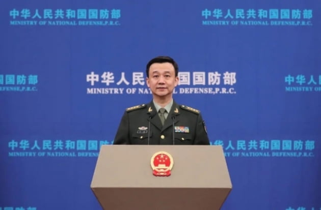 우첸 중국 국방부 대변인/사진=중국 국방부 위챗
