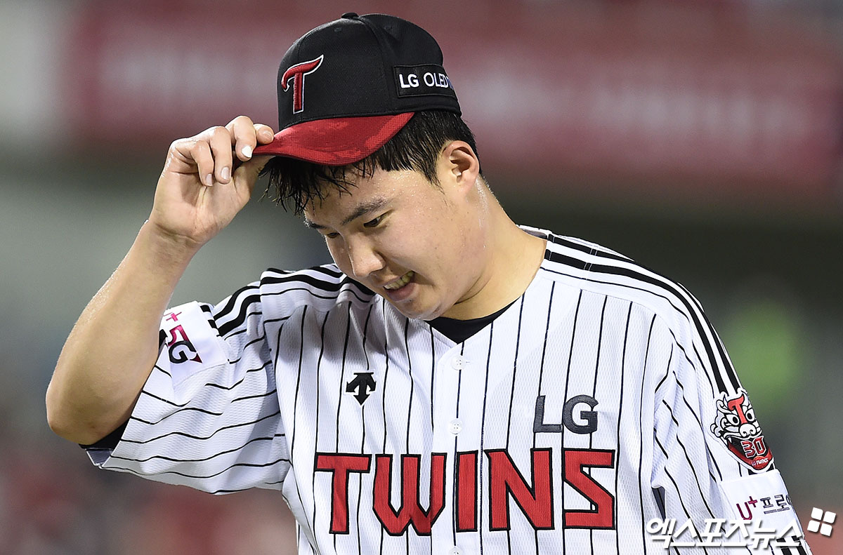 LG Twins' Im Chan-kyu