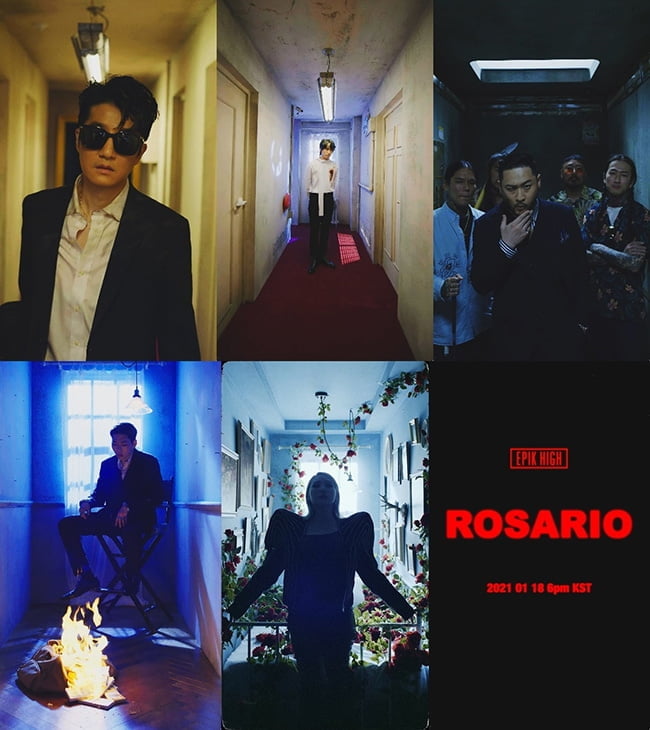 ‘18일 컴백’ 에픽하이, 정규 10집 上 타이틀곡 ‘ROSARIO (ft. 씨엘, 지코)’ M/V 티저 공개