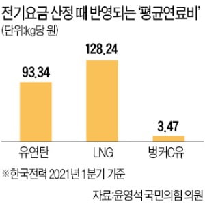 [단독] LNG값 뛰는데 발전비중 늘려…전기료 급등할 수도