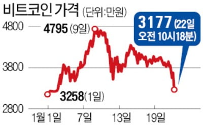 비트코인 2주 새 30% 폭락