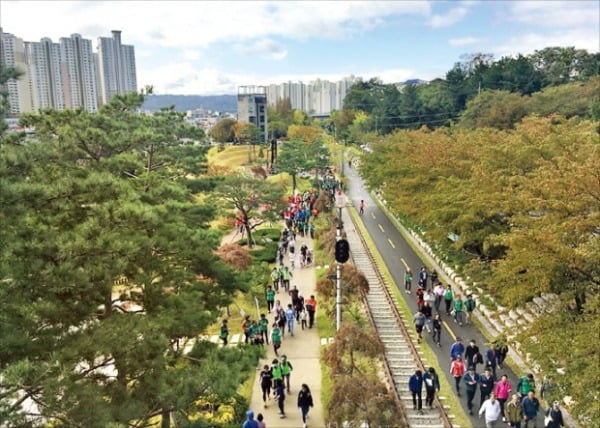 포항 철길숲은 지난해 대한민국 공간문화대상 문화체육관광부 장관상을 받았다. 