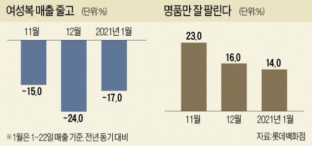 겨울장사 망친 패션업계…해외 명품만 웃었다