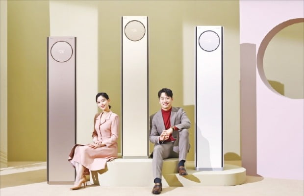 [포토] LG 휘센 타워 에어컨…완전히 새로운 디자인