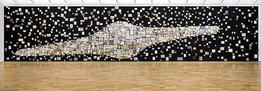 국립현대미술관, ‘2016 올해의 작가’ 수상 기념전. 갤럭시(galaxy), 드로잉 1450여 점 가변 설치, 620×2700cm, 2016년