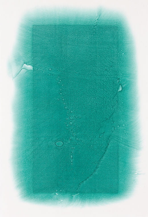 물 위를 긋다, 종이 위에 담채, 101×68cm, 2011년