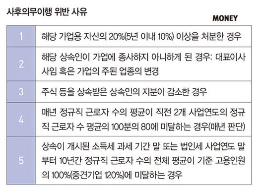 가업상속공제 활용에서 놓치기 쉬운 함정들