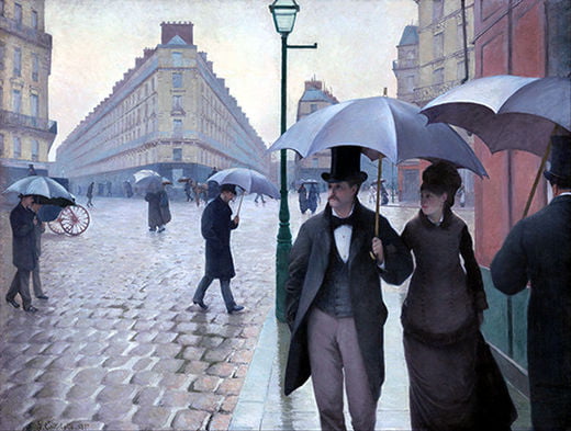 [LIFE & Motif in Art] 우산(umbrella), 비에 젖은 파리의 거리