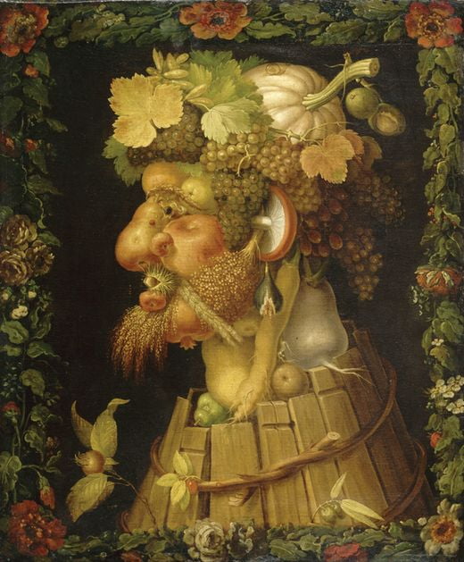 주세페 아르킴볼도, ‘사계절: 가을’, 1573년, 루브르미술관