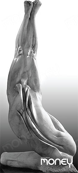 ‘체르노빌 이후’, 1986~1987년, 화이트 카라라 대리석·450kg, 178×74×56cm