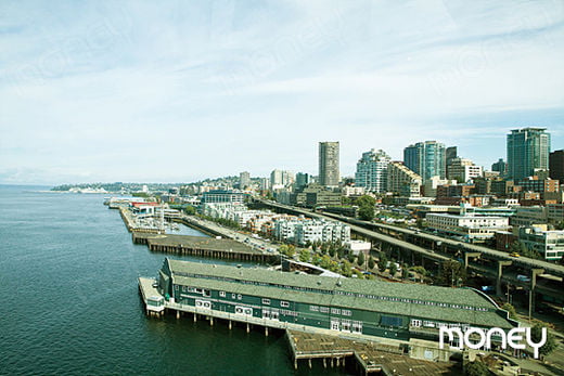 시애틀은 미국 북서부를 대표하는 항구도시다.