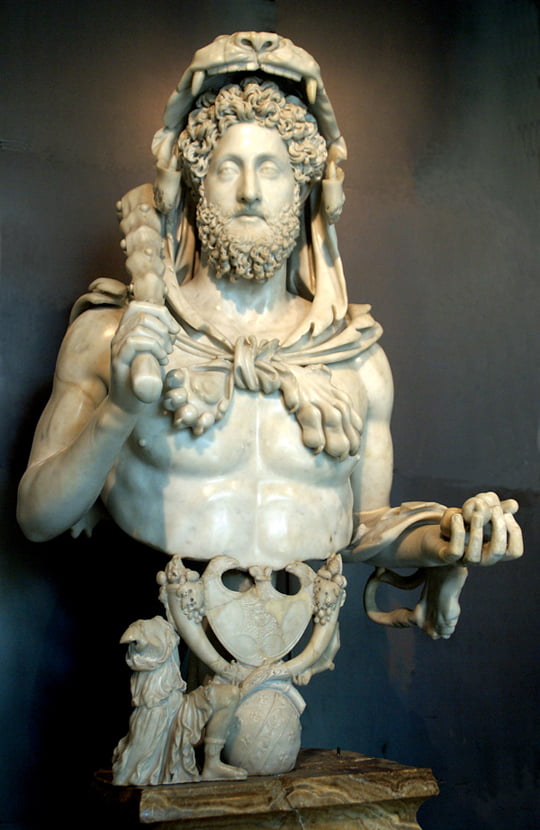 ‘헤라클레스 모습의 콤모두스’, 191~192 AD