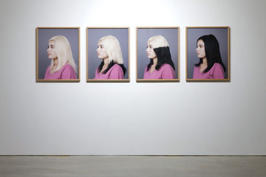 ‘Transfer_Portrai t’ , 2013년, C-print,각75×26cm