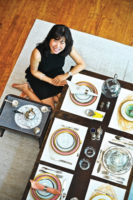 백 대표는 디너에 코스 요리와 한국식 진짓상을 함께 내 디너의 묘미를 더한다.